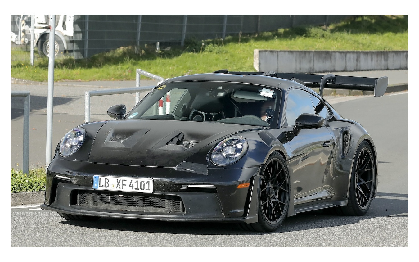 ポルシェ 911 GT3 RS 改良新型のプロトタイプ