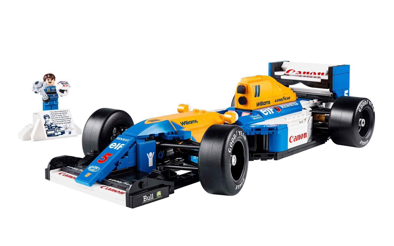 大人レゴ」にマンセルのウィリアムズF1マシン登場、価格は1万 大人レゴ」にマンセルのウィリアムズF1マシン登場、価格は1万