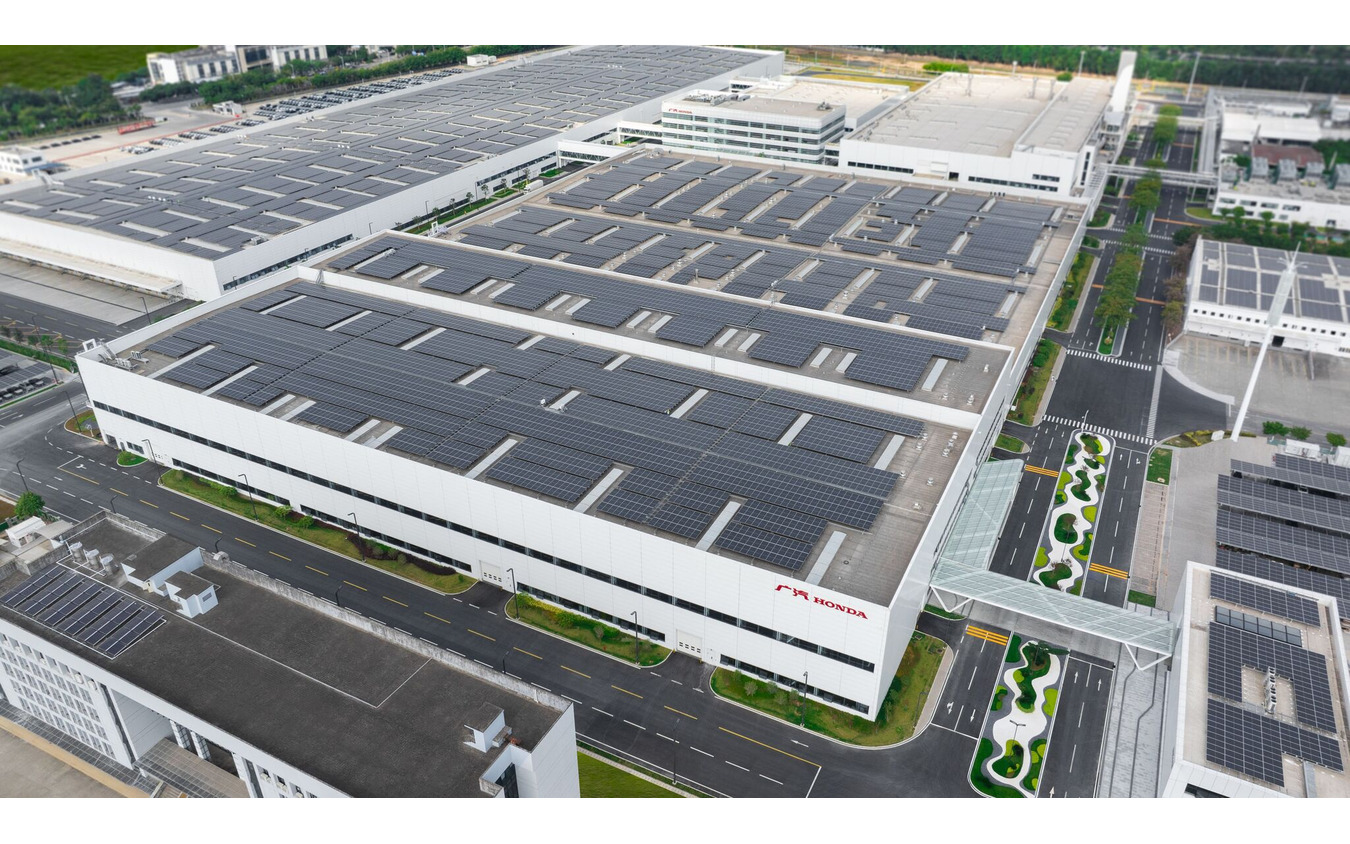 広汽ホンダが中国広東省広州市に新設した新エネルギー車工場