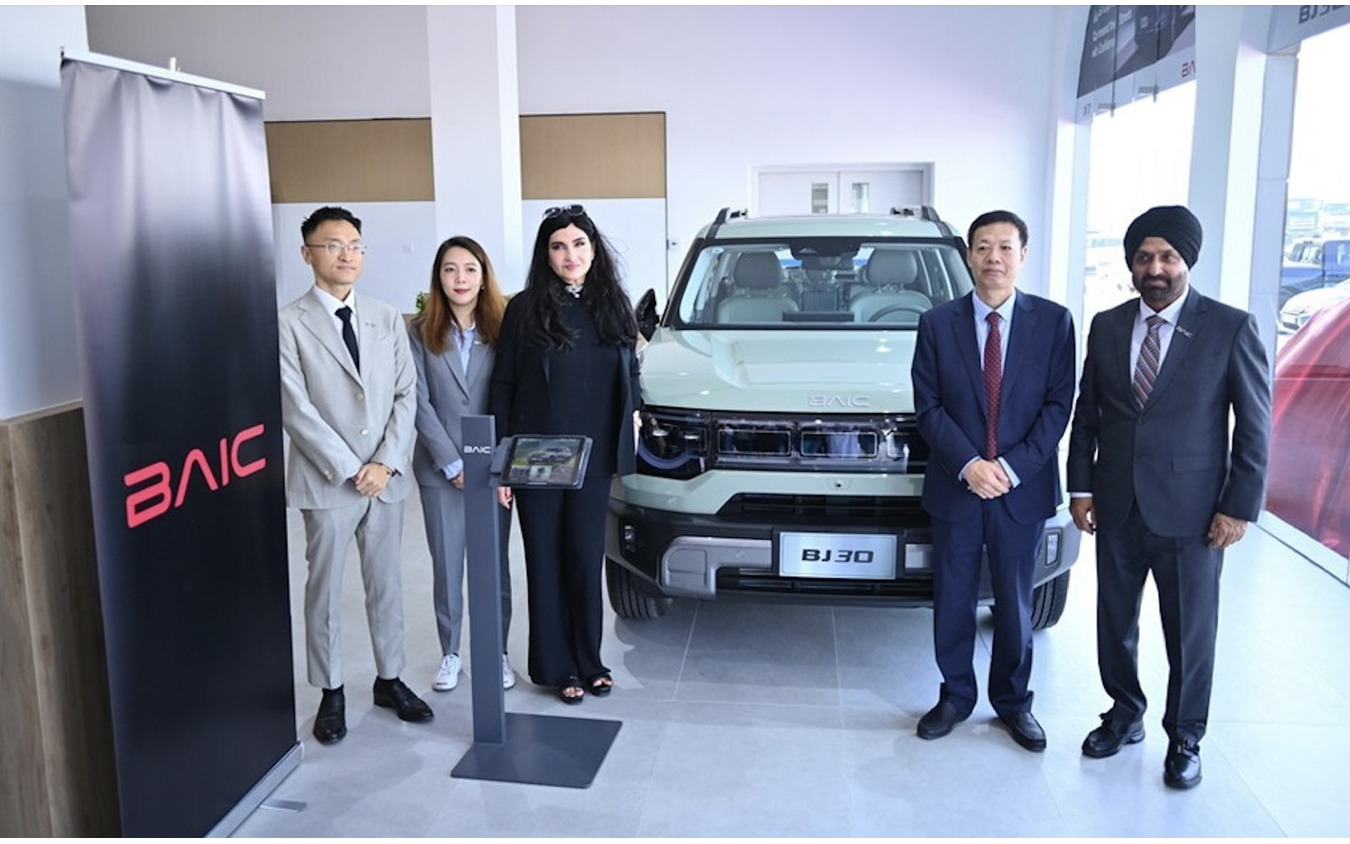 北京汽車(BAIC)が小型ハイブリッドSUV『BJ30』を中東UAEで発売