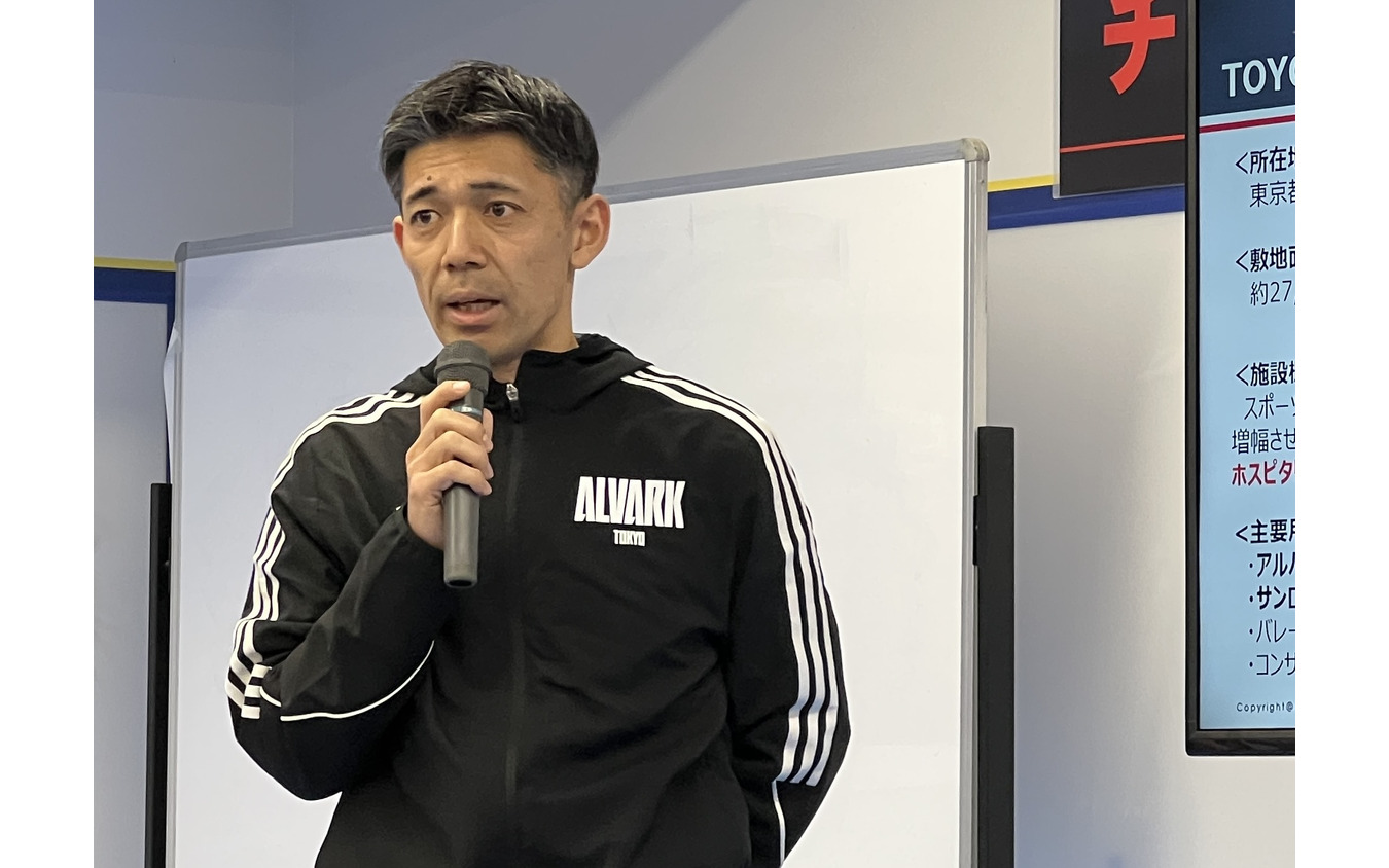 トヨタアルバルク東京 アリーナプランニング部の林洋輔 部長