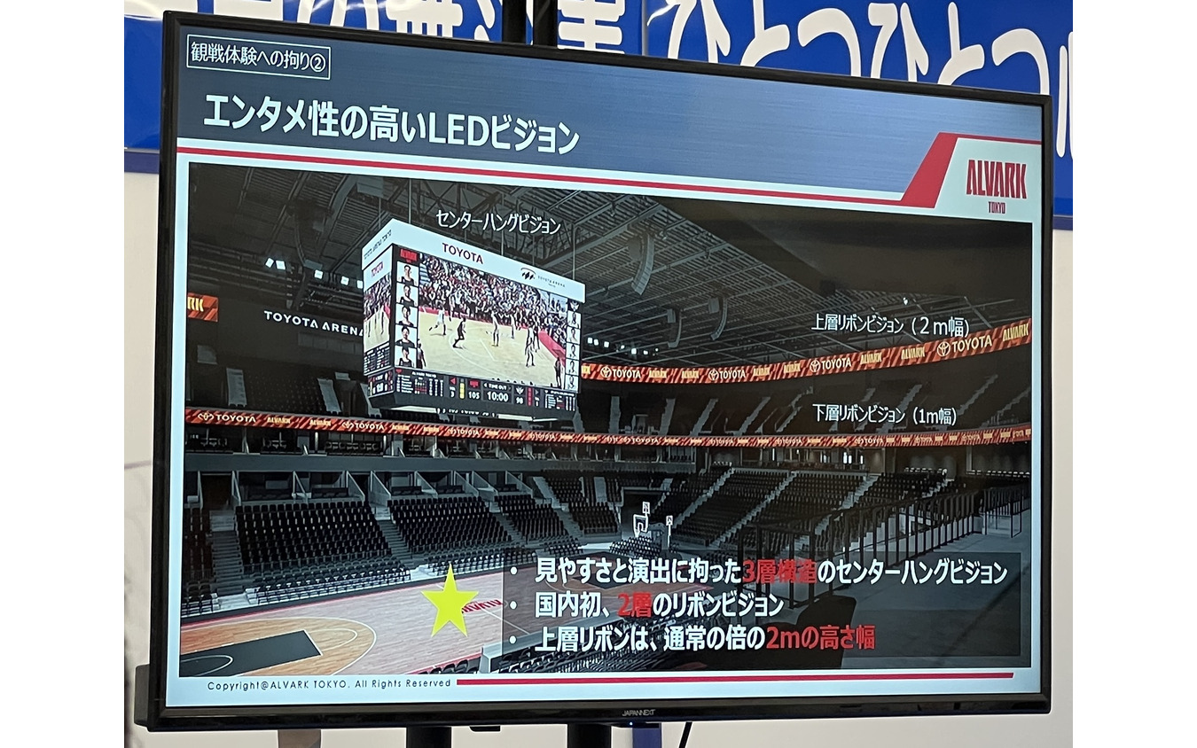 トヨタアリーナ東京 開業前建設現場見学会