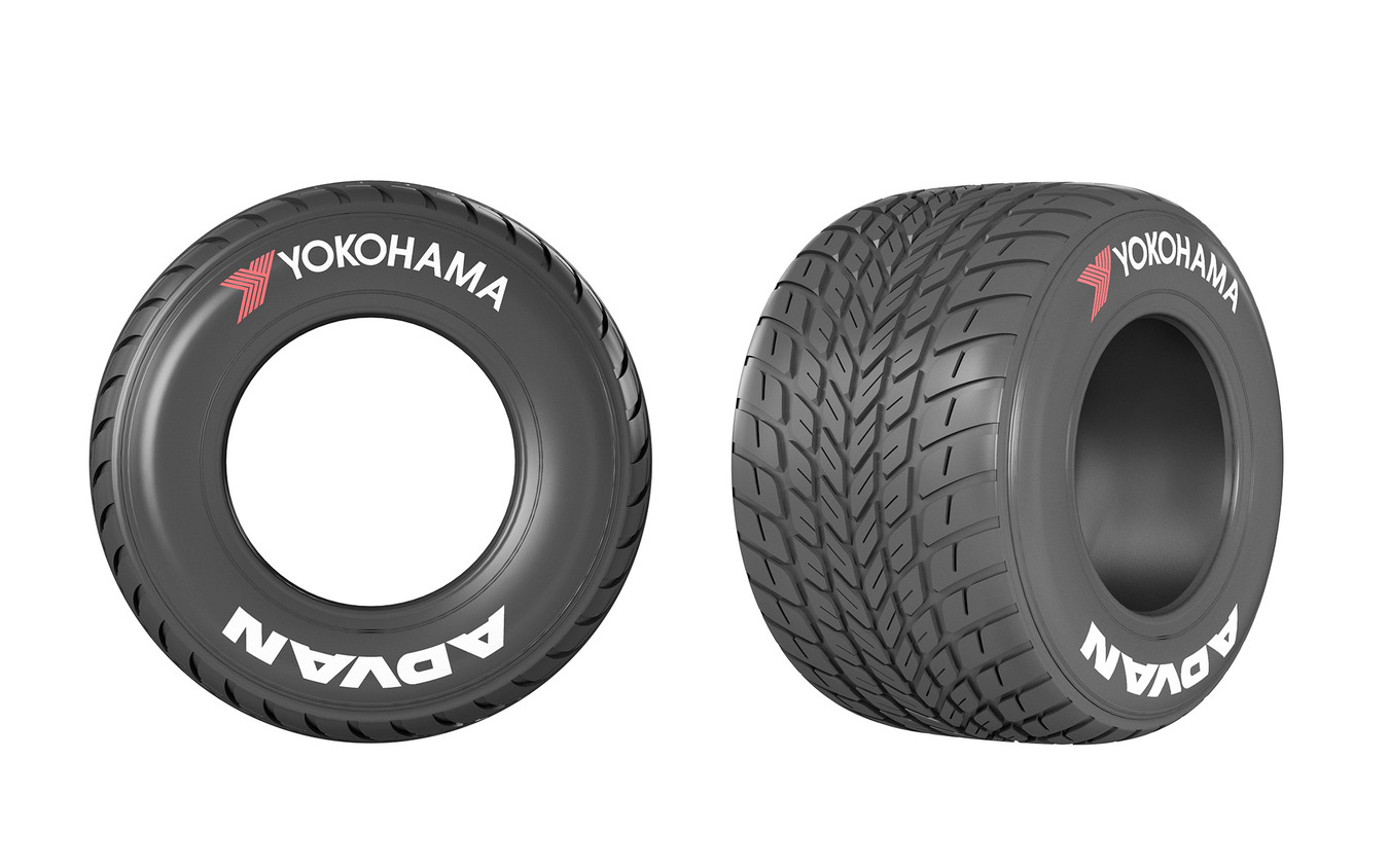 再生可能原料・リサイクル原料を使用したウェット用の「ADVAN」レーシングタイヤ