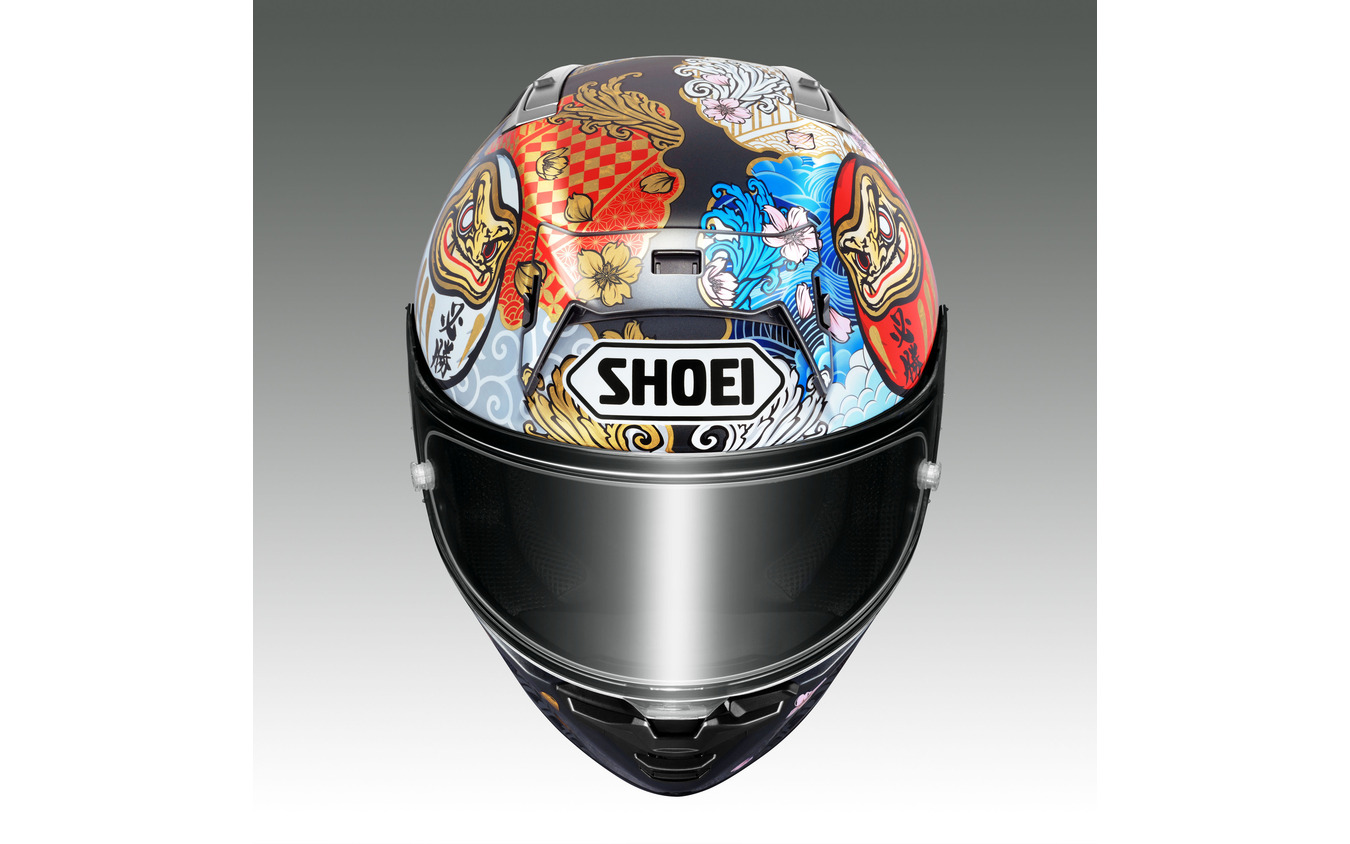 SHOEI、フルフェイスモデル・X-Fifteeにマルク・マルケス選手日本GP仕様限定グラフィックモデルを追加
