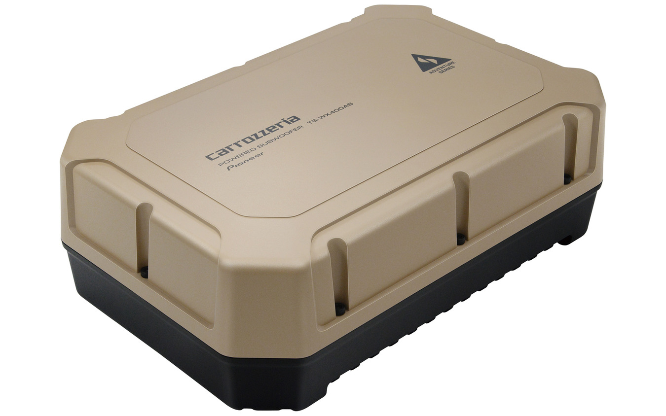 「パワードサブウーファー」の一例(カロッツェリア・TS-WX400AS)。
