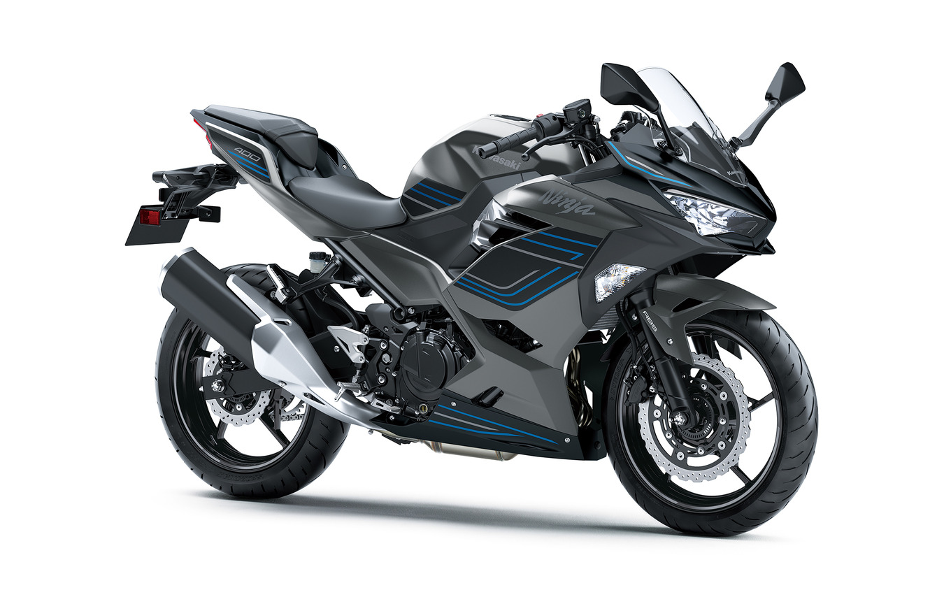 カワサキ Ninja400(メタリックマットグラフェンスチールグレー×メタリックフラットスパークブラック)