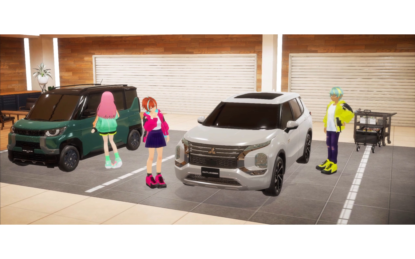 三菱自動車がJP UNIVERSE社と共同開発したバーチャルカーライフアプリ「MILAND(ミランド)」
