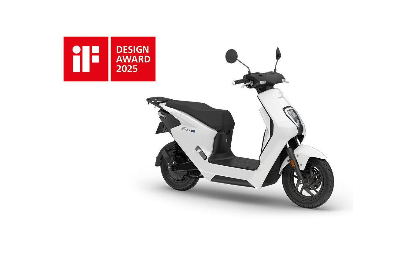 「iFデザインアワード」のプロダクトデザイン部門で「iFデザイン賞」を受賞したホンダEM1 e: