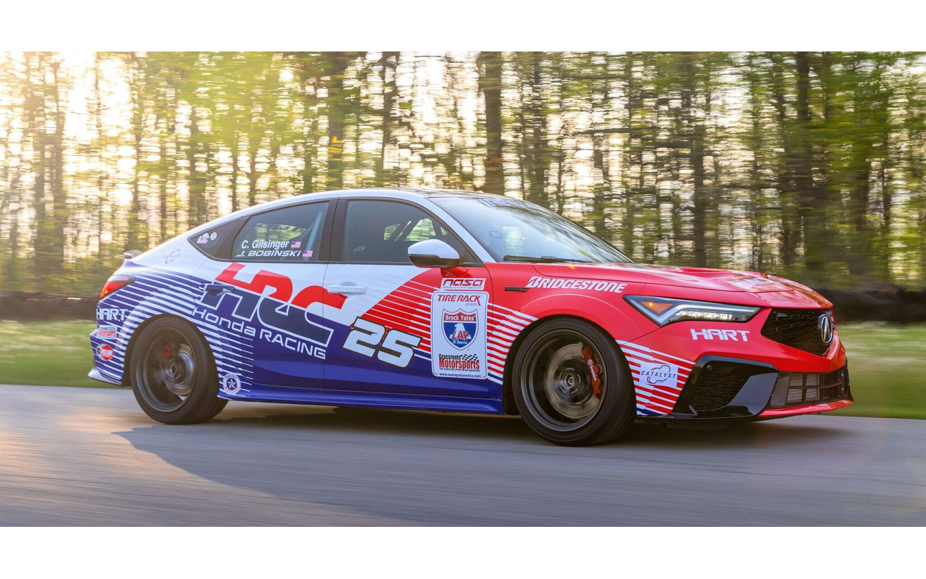 HRCが開発中のパフォーマンスパーツを搭載したアキュラ『インテグラ・タイプS』
