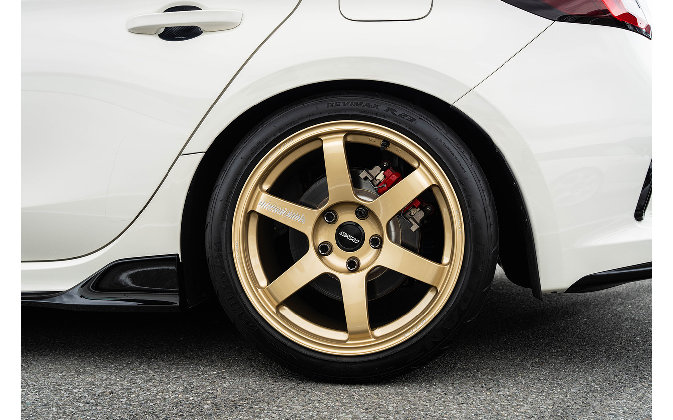 HONDA シビックタイプR × ボルクレーシング TE37S-Plus…レイズファンミーティング2025