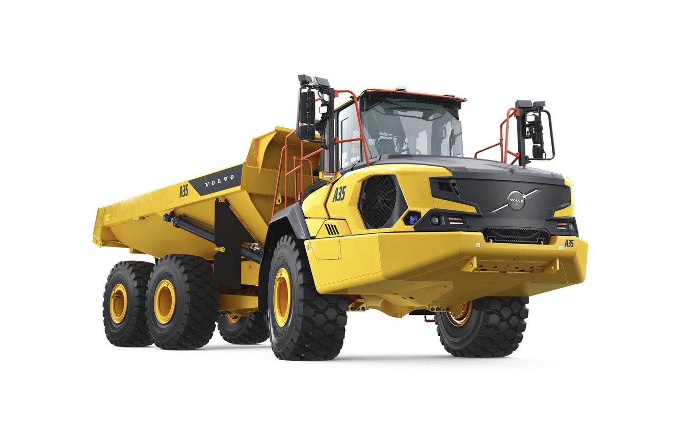 ボルボの新型油圧ダンプトラック「アーティキュレートハウラー」