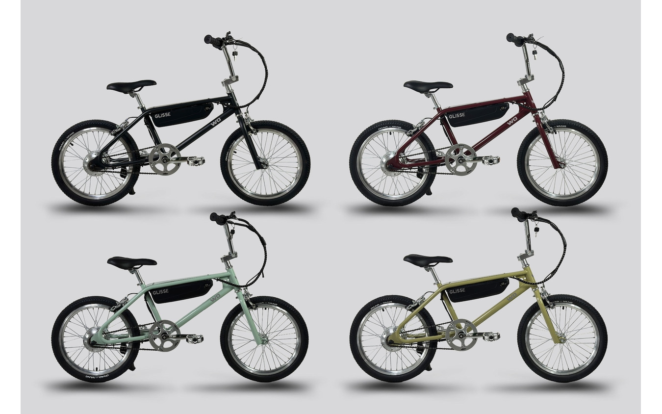 e-bikeブランドWO(ダブルオー)の新型電動アシスト自転車『GLISSE』
