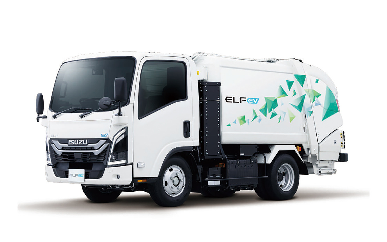 いすゞ エルフEVの塵芥車