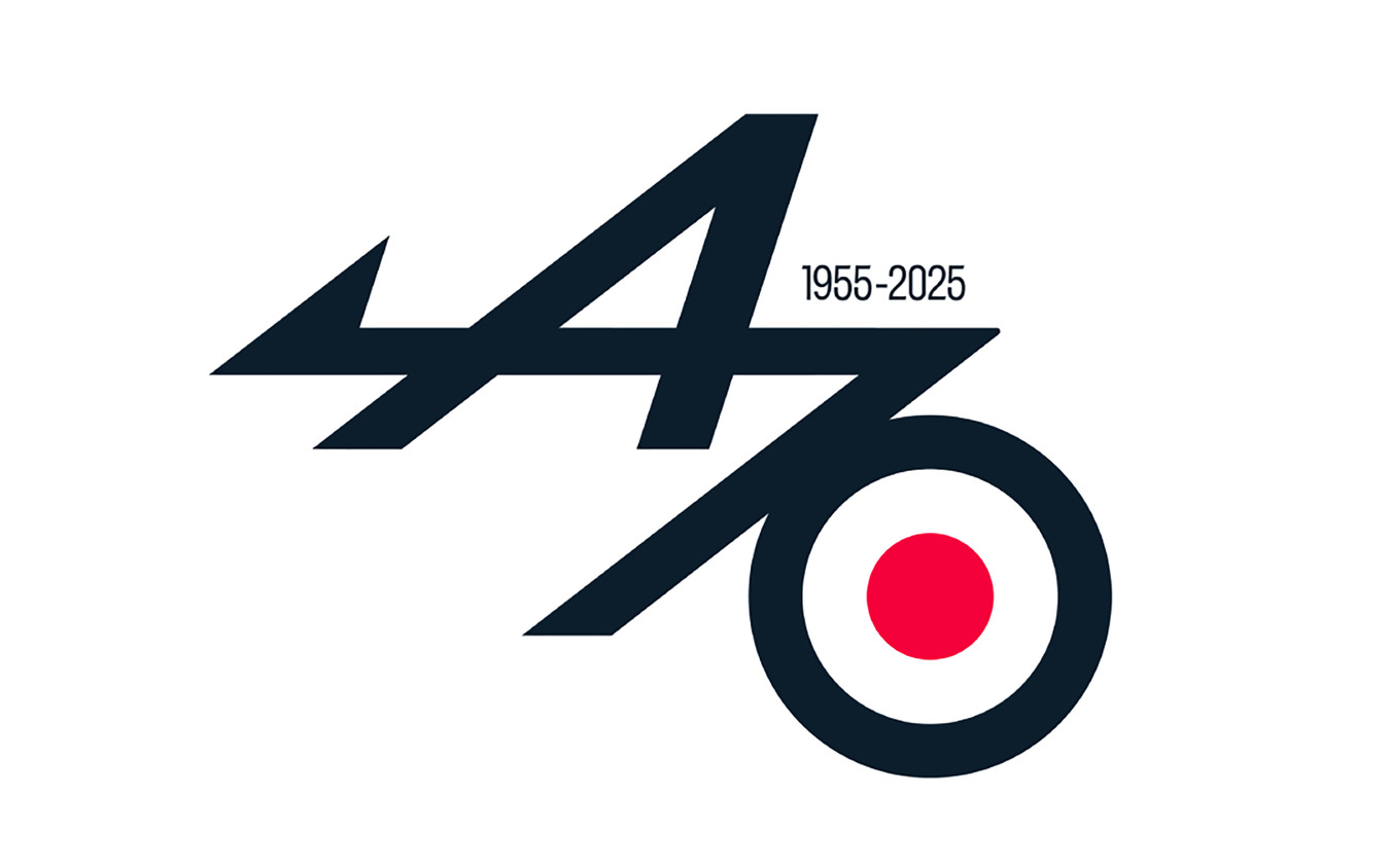 アルピーヌの70周年記念ロゴ