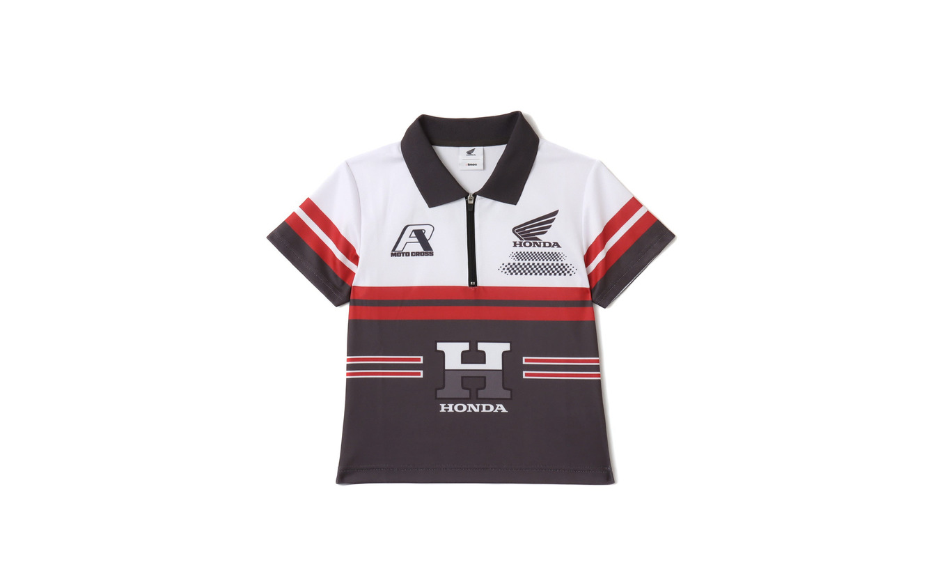 HONDA x atmos pink Racing Polo Shirt