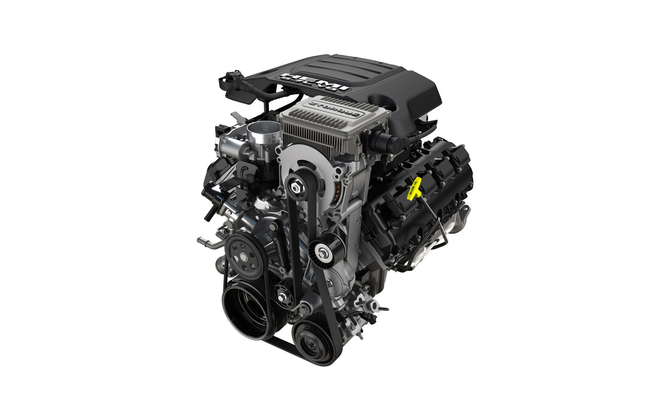 ラム1500に搭載される5.7リットルV8「HEMI」エンジン
