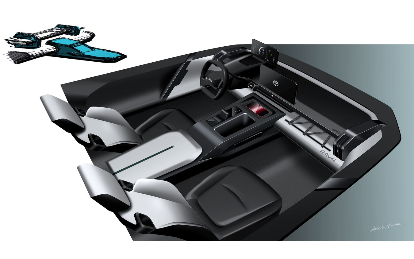 トヨタ RAV4 新型:インテリアデザイン開発