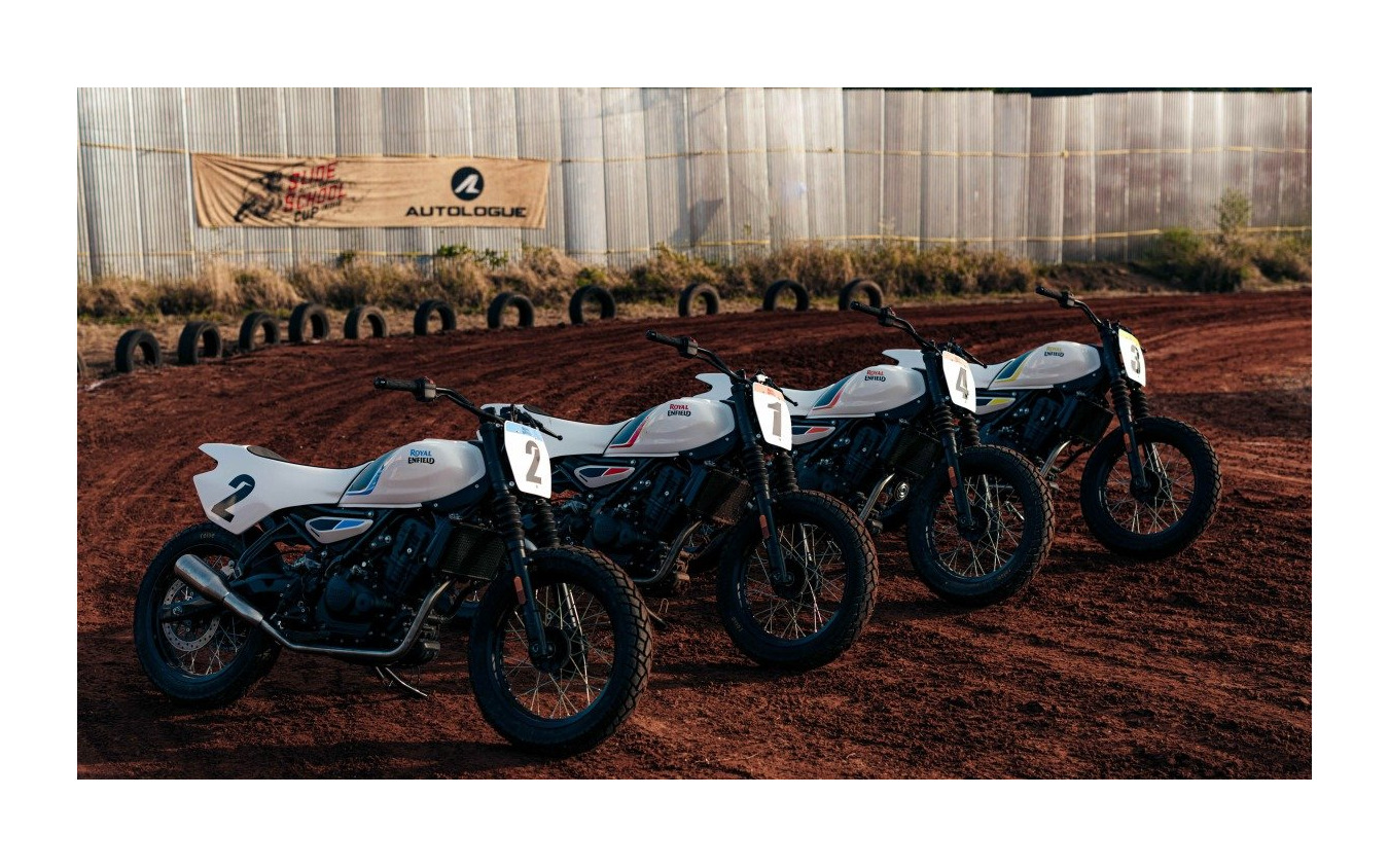 ロイヤルエンフィールドの新型フラットトラック専用バイク「FT450」