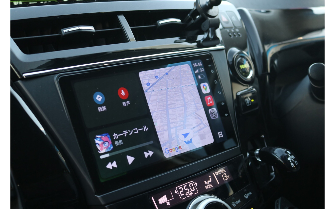 車載オーディオにスマホを接続して利用するAppleCarPlayによるオーディオ再生システムも普段使いとして活用している。