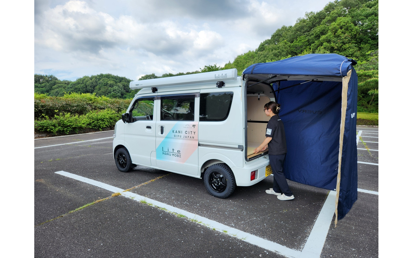 軽自動車(スズキ・エブリイ)をベースとした多機能車両「MARU MOBI Lite(マルモビライト)」