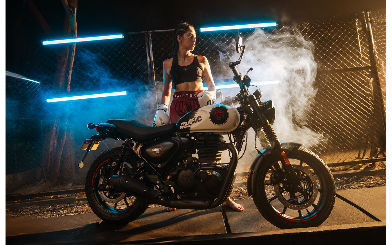 ロイヤルエンフィールド ハンター350 Tokyo Black(トウキョウ・ブラック)