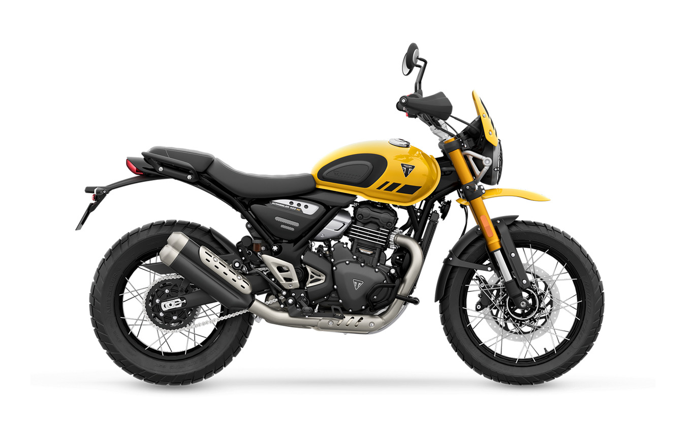 トライアンフ・スクランブラー400XC(レーシングイエロー)