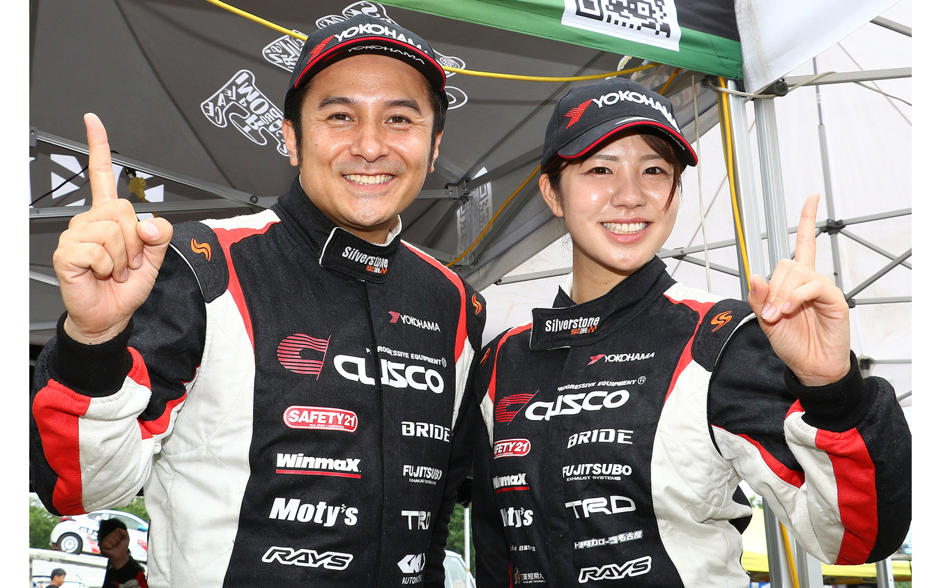 XCRスプリントカップ北海道第3戦 ARK ラリー・カムイ XC-2クラス優勝の番場彬選手/梅本まどか選手組