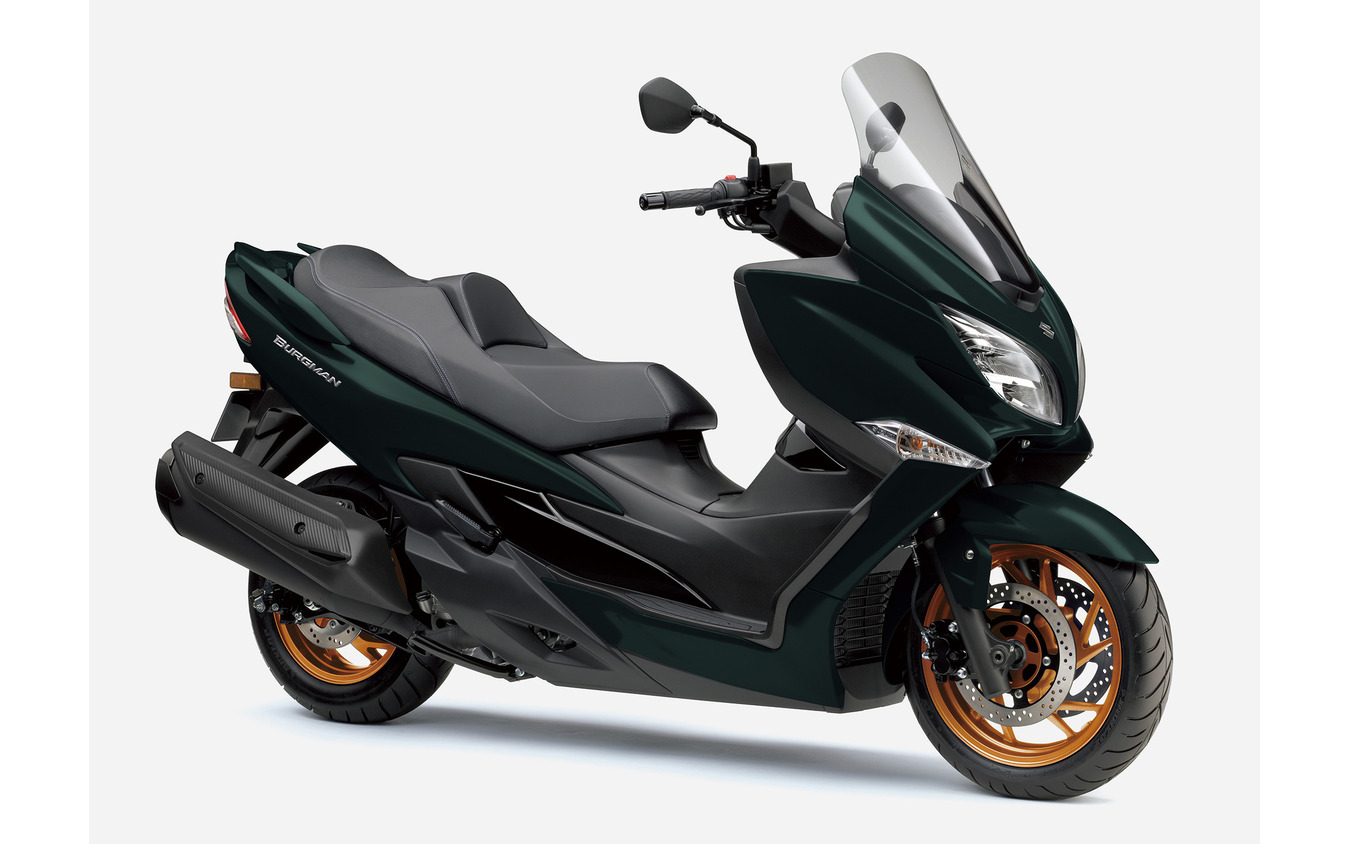 スズキ バーグマン400 ABS(パールマットシャドーグリーン)