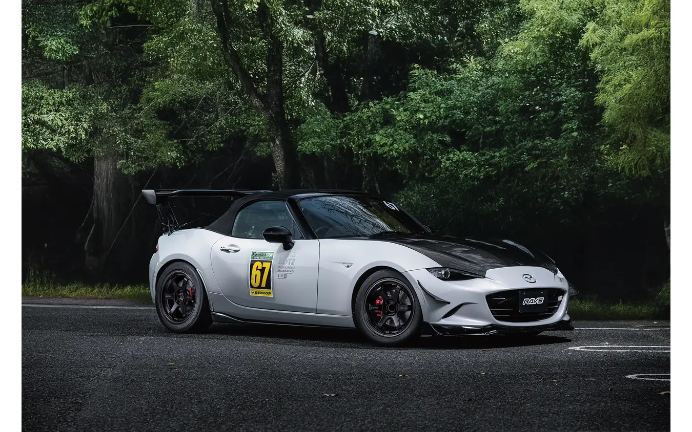 TE37 SONIC Black Shadow LTD. × MAZDA ロードスター