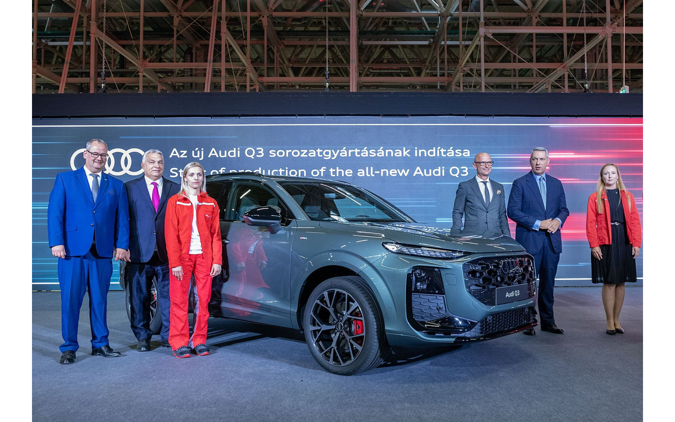 アウディ『Q3』新型の量産をハンガリー・ジェール工場で開始