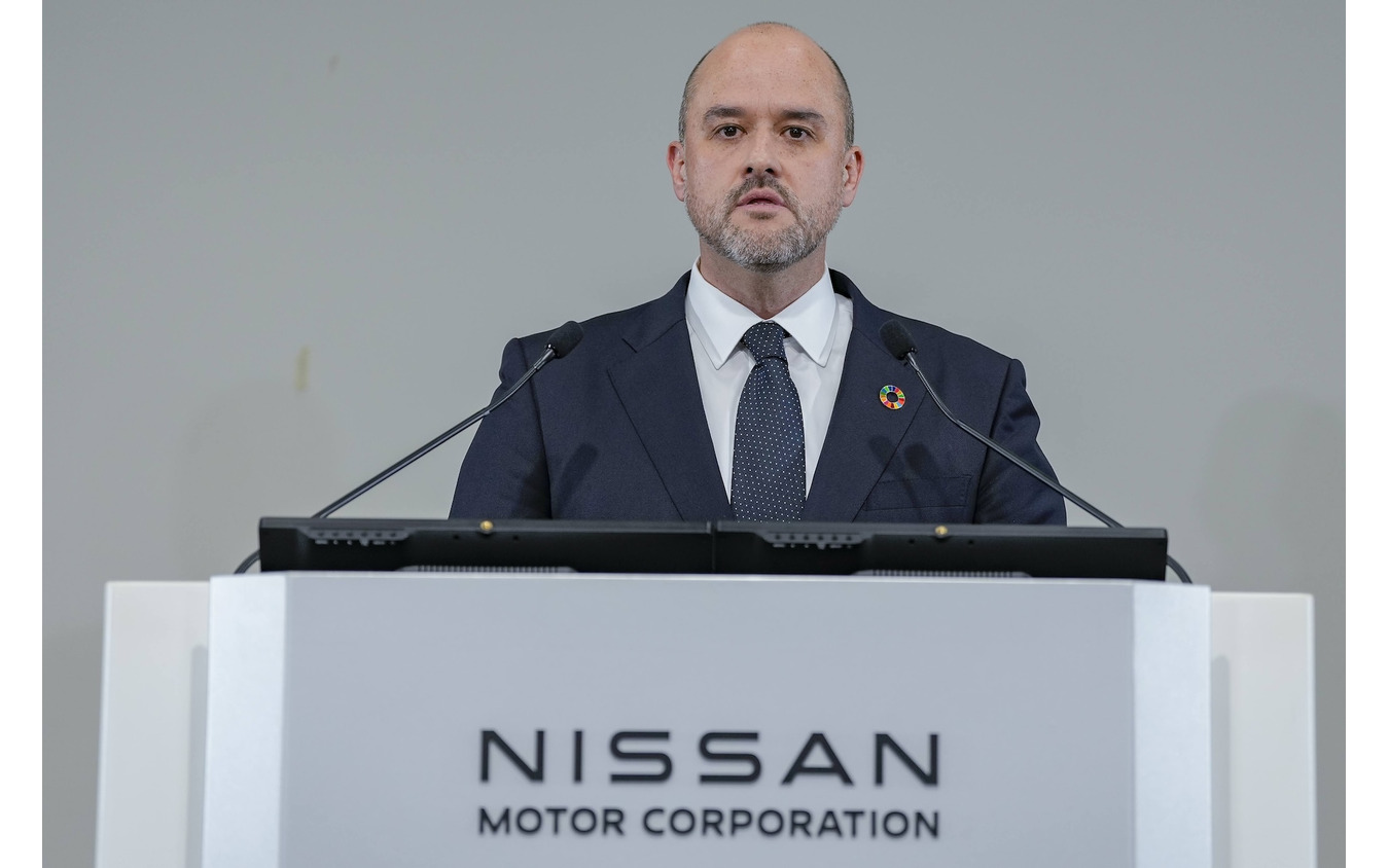 15日に会見をおこなった日産自動車 イバン・エスピノーサ社長