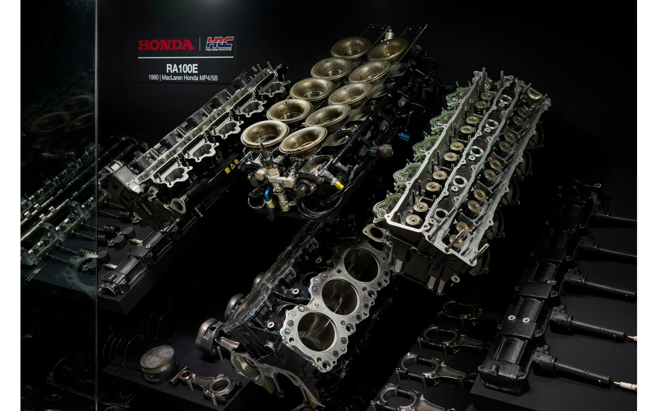 アイルトン・セナが1990年のF1で使用した最後のホンダV10エンジン「RA100E」のシリアル番号V805