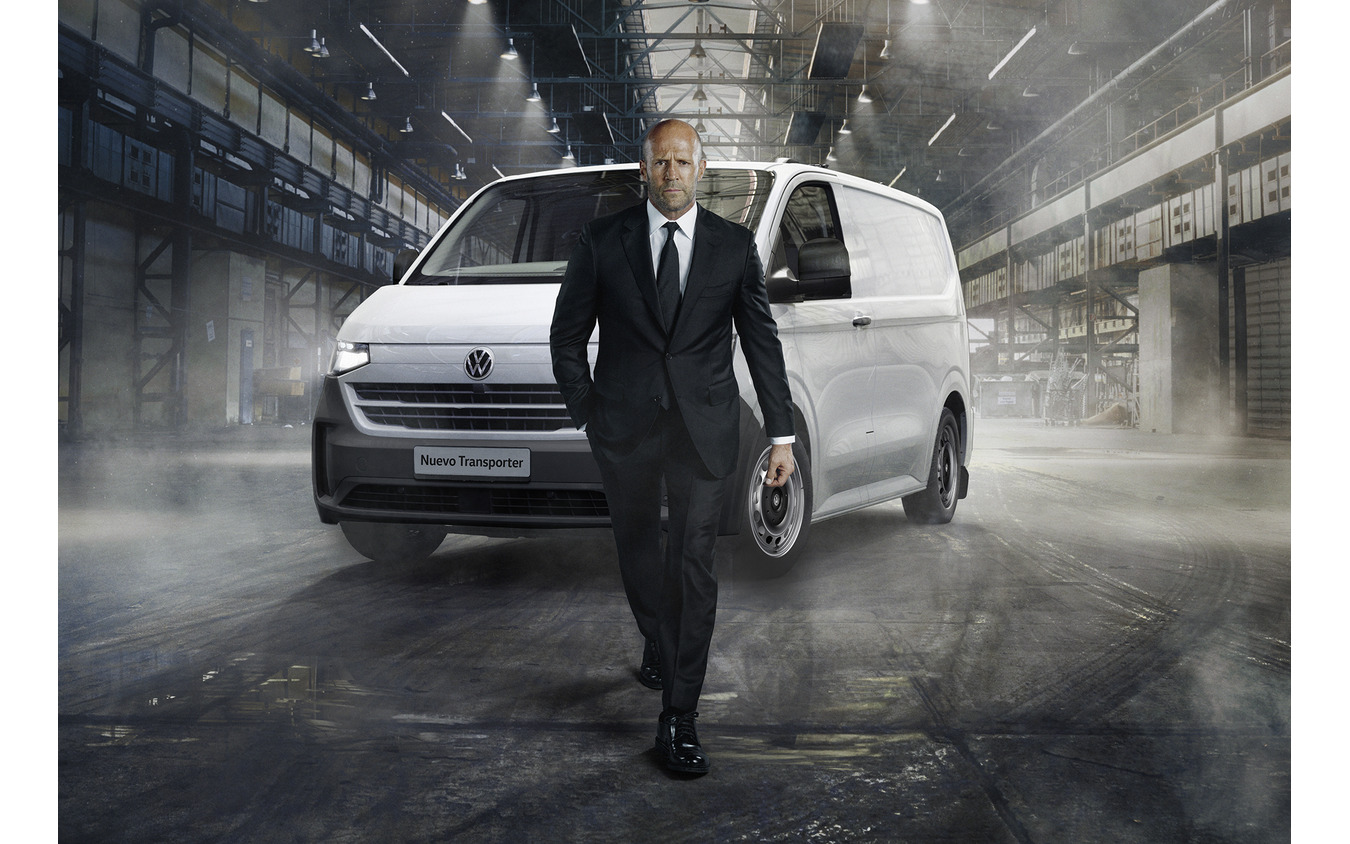 VW『トランスポーター・カーゴバン』新型とジェイソン・ステイサム
