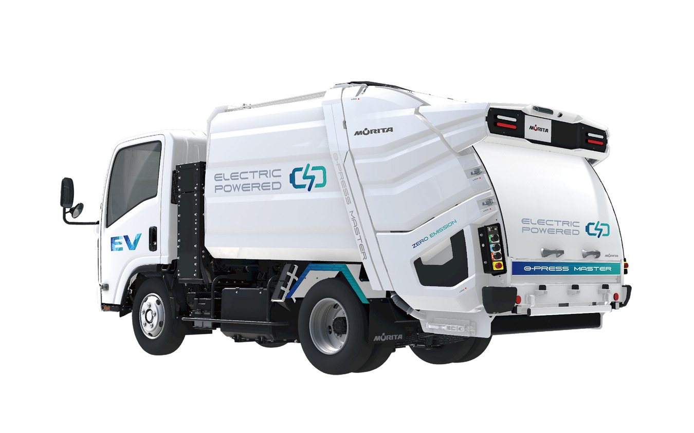EVプレス式塵芥収集車「eプレスマスター」