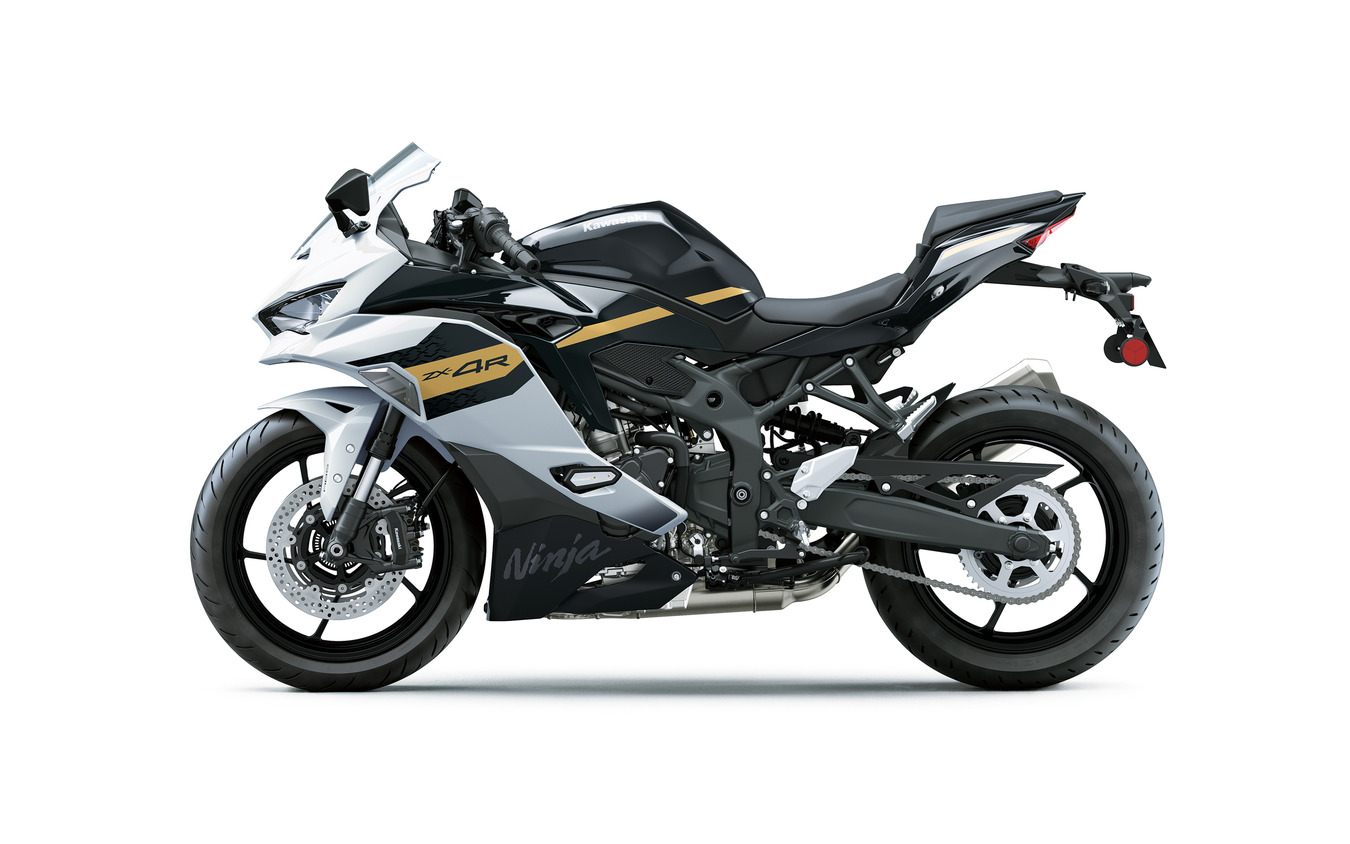 カワサキ Ninja ZX-4R SE(パールロボティックホワイト×メタリックスパークブラック)