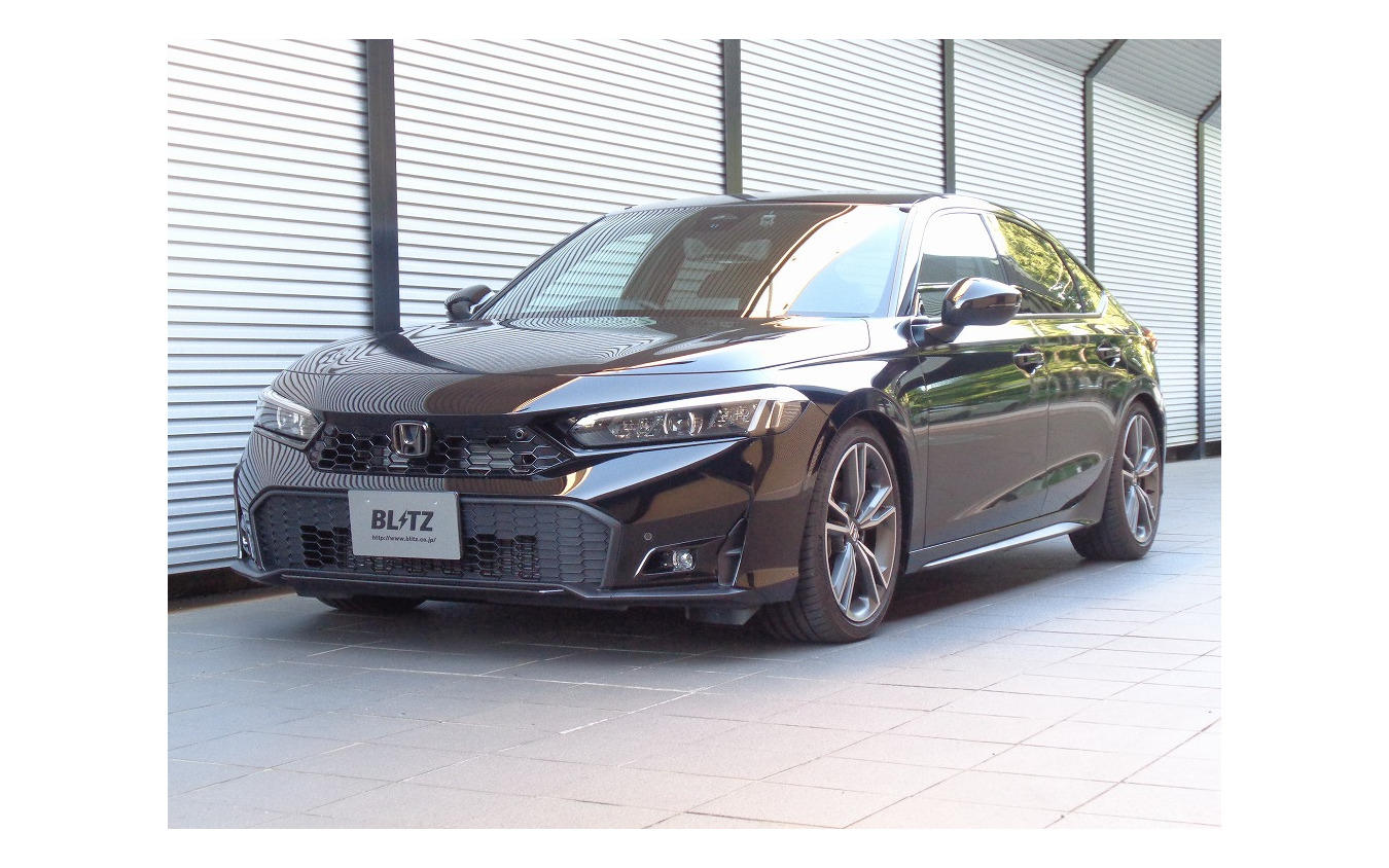 ブリッツ DAMPER ZZ-R ホンダ・シビックe:HEV装着例(ダウン量:フロント 23mmダウン / リア 34mmダウン)
