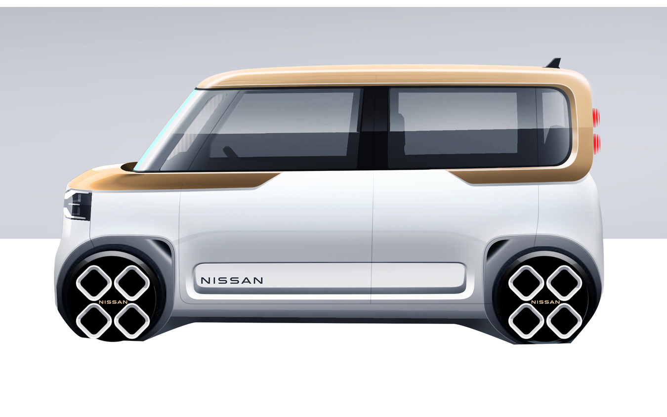 日産 ルークス 新型のデザインスケッチ