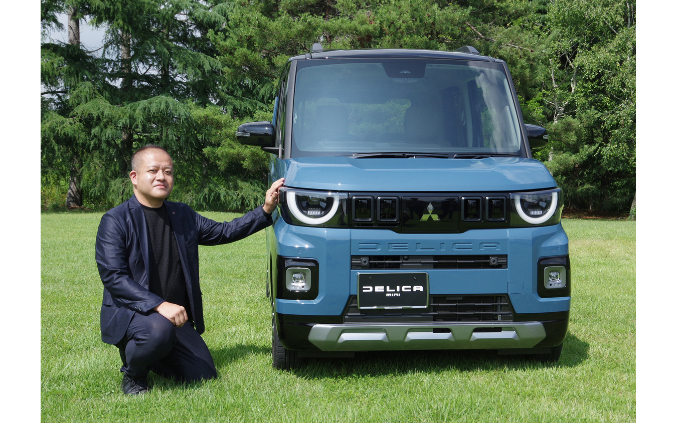 三菱 デリカミニ 新型とエクステリアデザインを担当した後藤淳さん