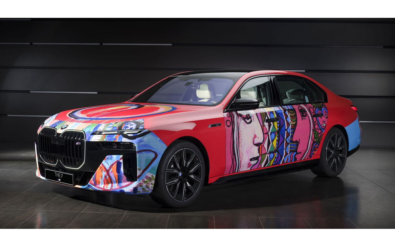 BMW i7のアートカー