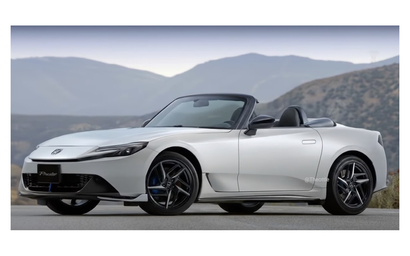 ホンダ プレリュード 新型ベースのロードスター、予想CG