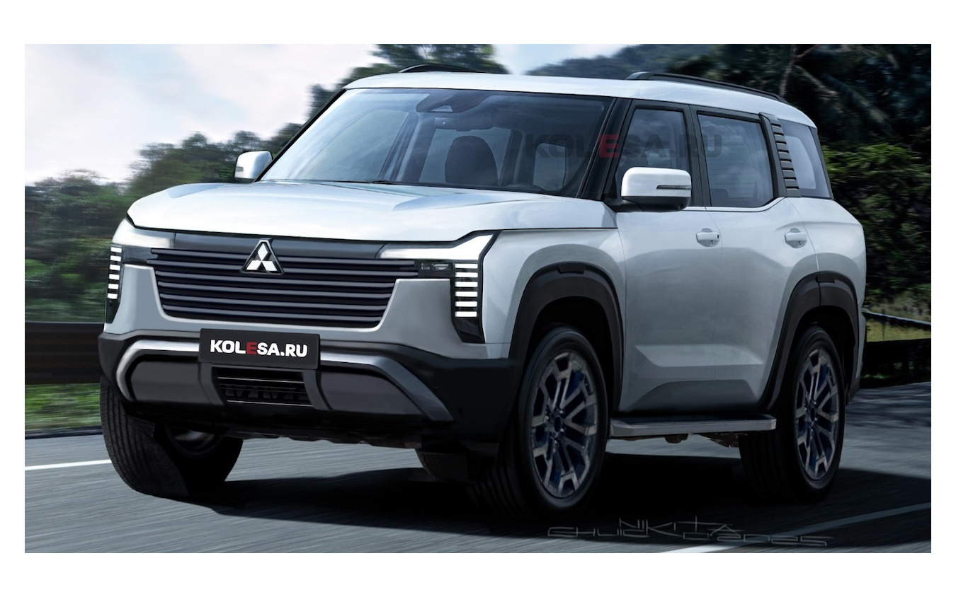 三菱 パジェロスポーツ 次期型の予想CG