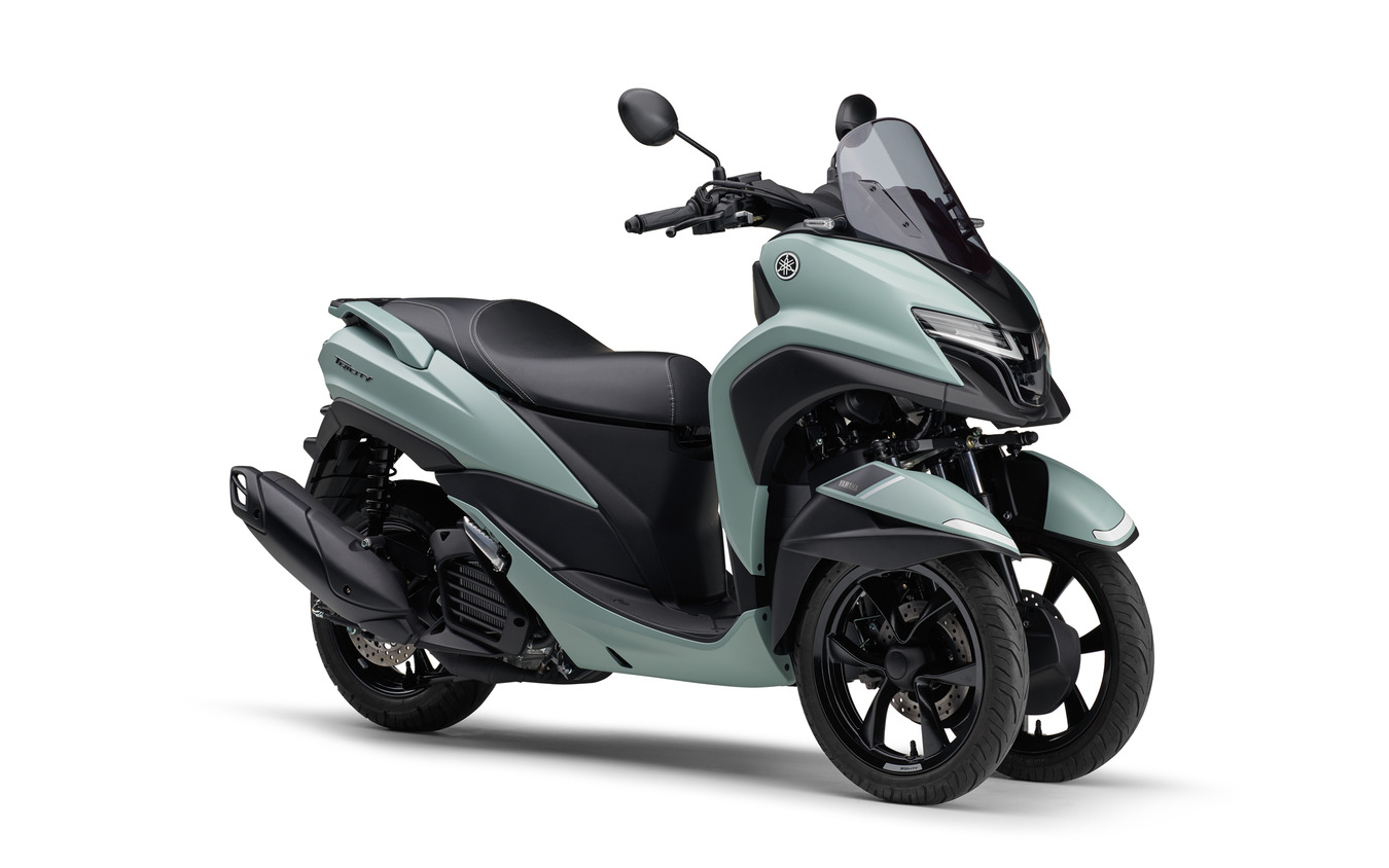 ヤマハ トリシティ125 ABS（マットライトグリーニッシュグレーメタリック1）