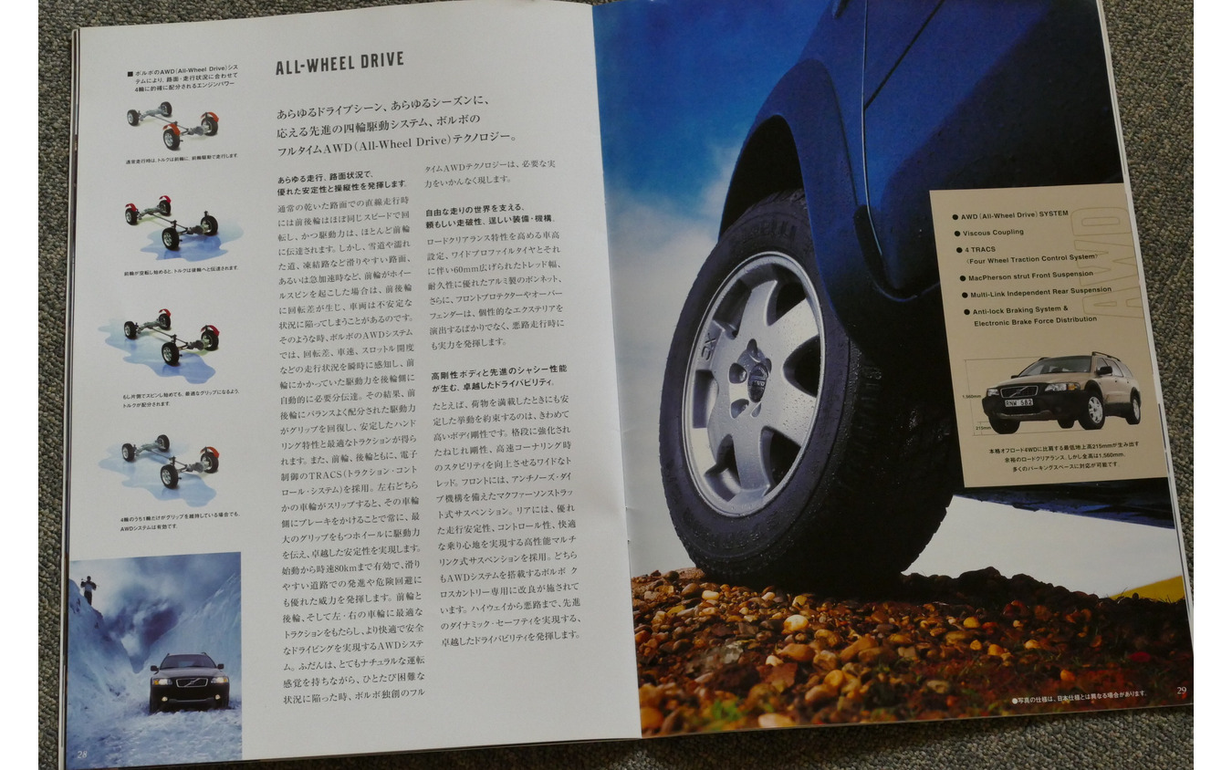 ボルボ・クロスカントリー 当時のカタログ
