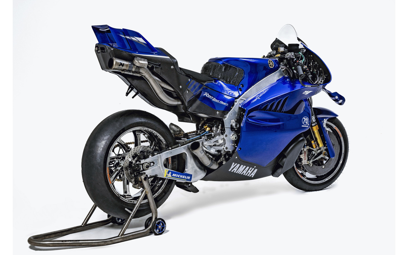 V4エンジンを搭載するヤマハ「YZR-M1」