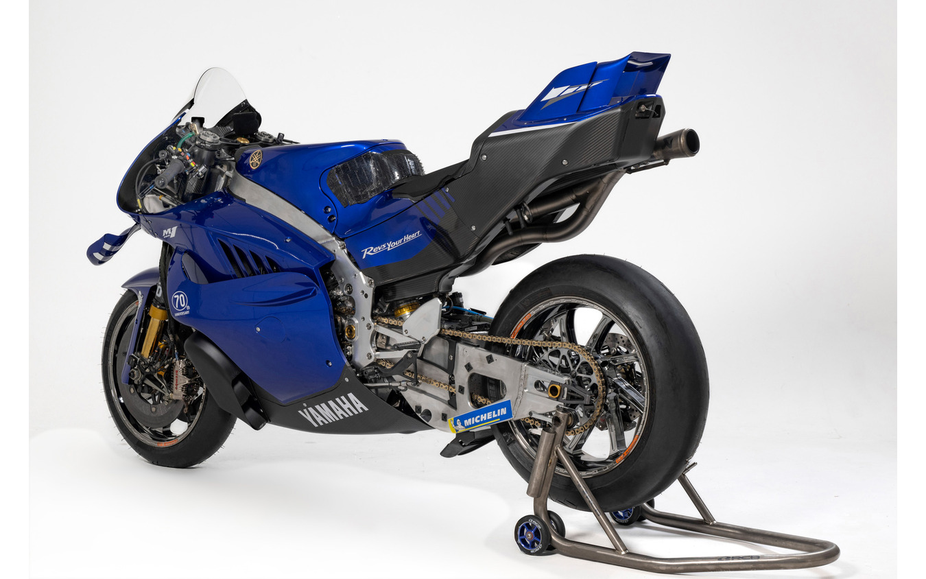 V4エンジンを搭載するヤマハ「YZR-M1」