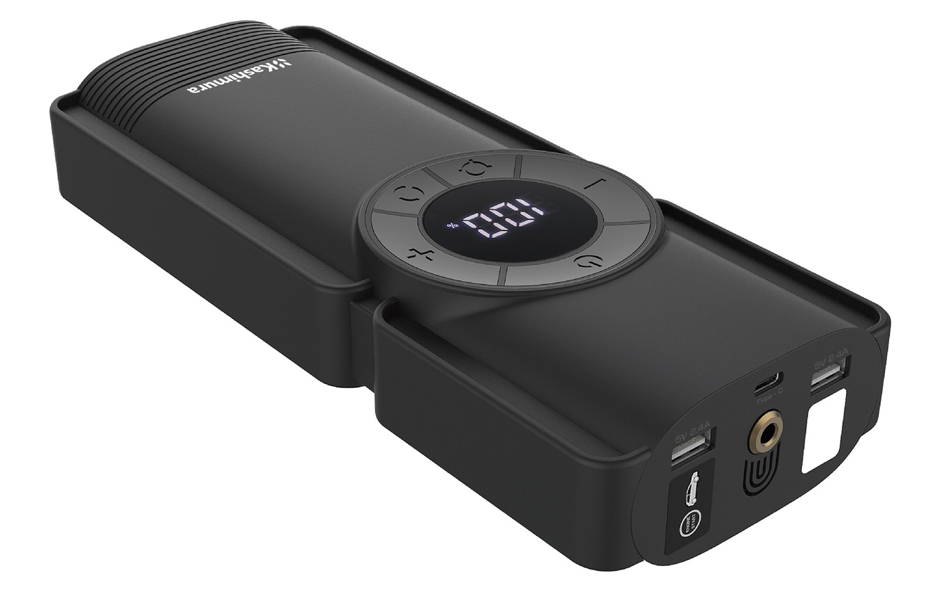 Kashimura・電動コンプレッサー付きジャンプスターター 8000mAh(KD-269)