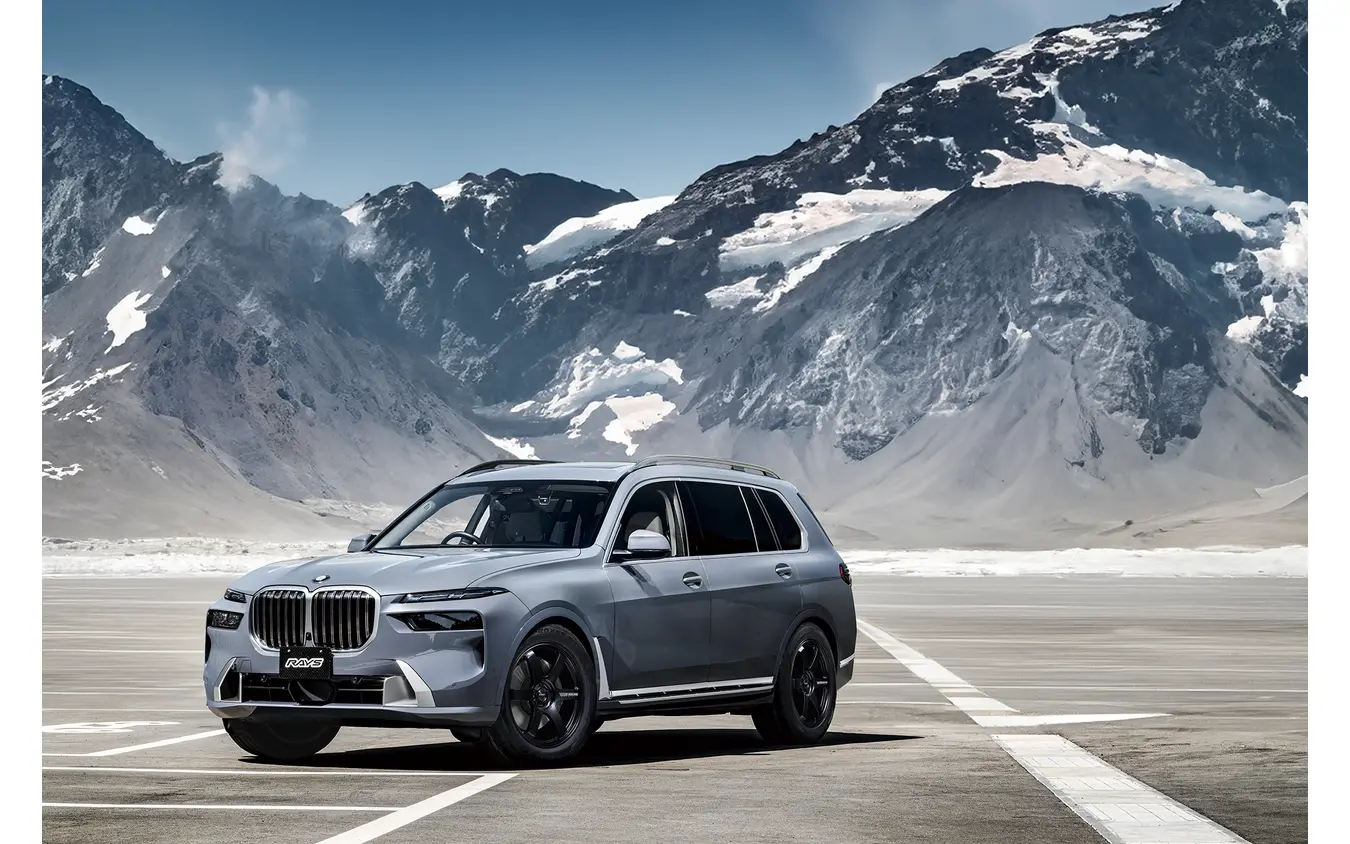レイズ TE37GC セミグロスブラック × BMW X7
