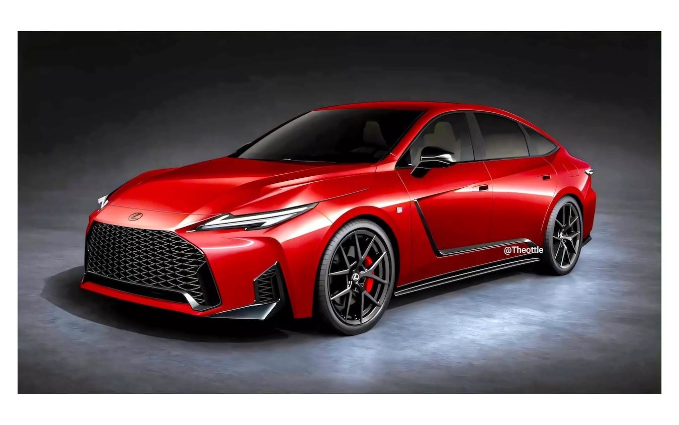 レクサス ES Fスポーツ 新型の予想CG
