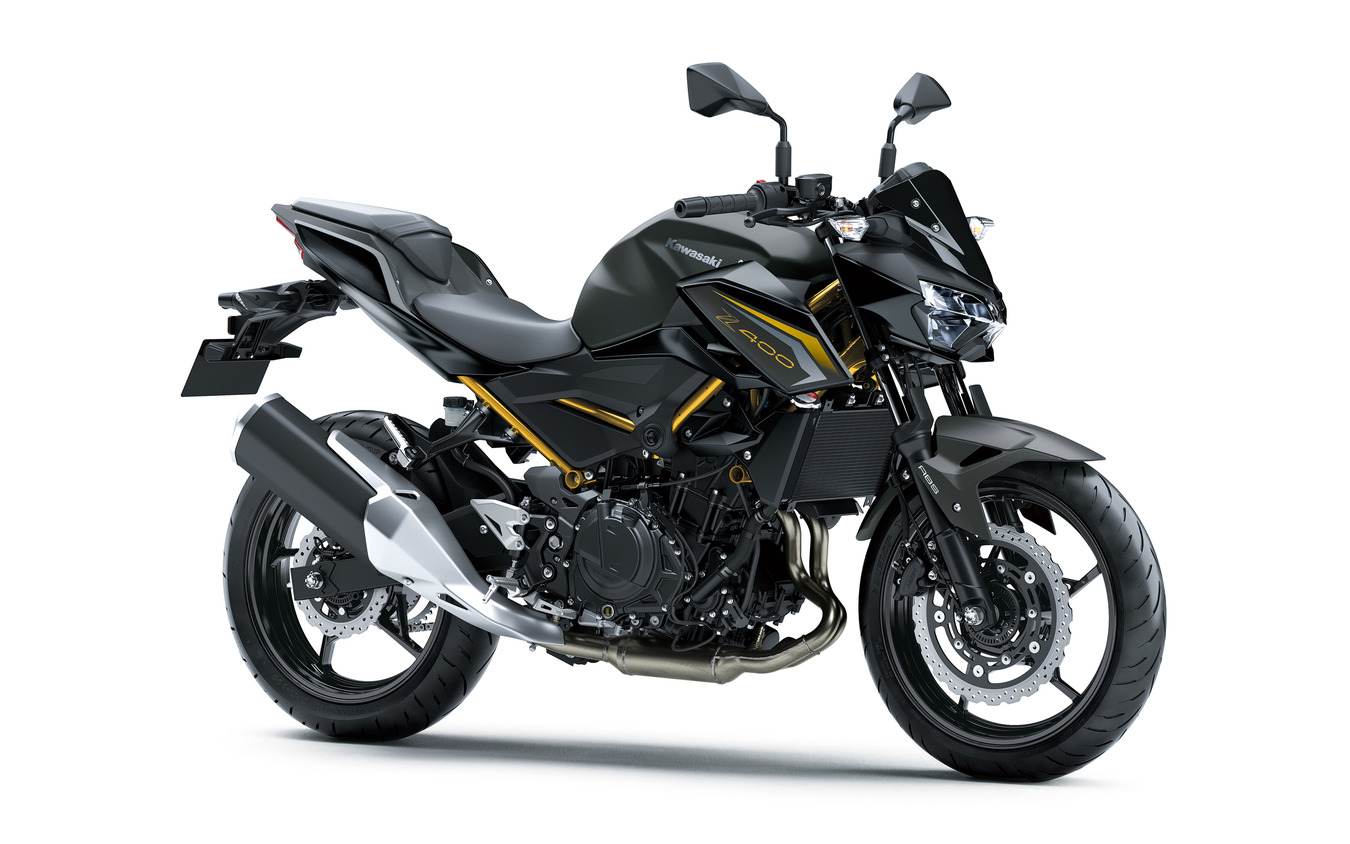 カワサキ Z400 2026年モデル（メタリックマットグラフェンスチールグレー×メタリックフラットスパークブラック）