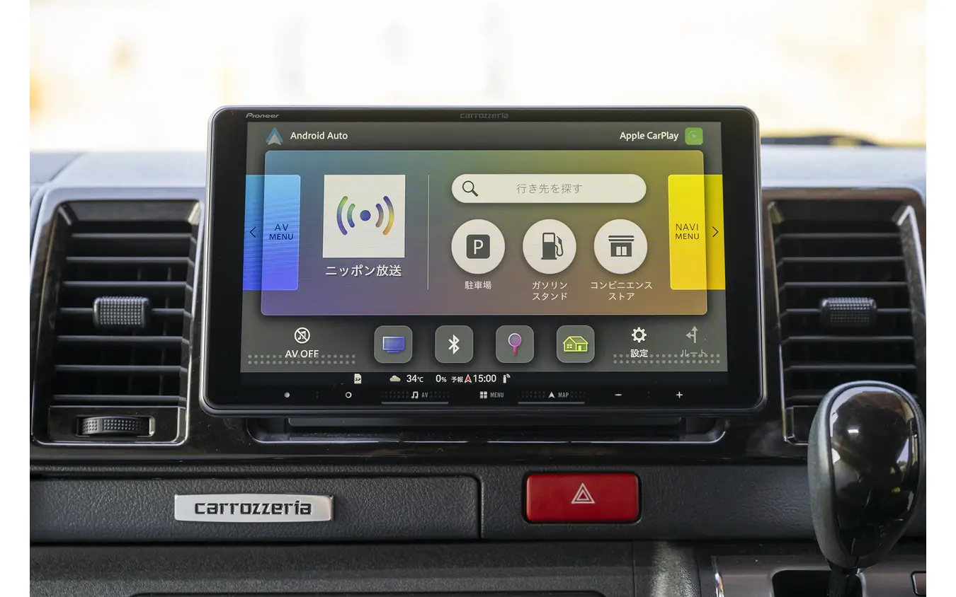 カロッツェリアの定番カーナビである楽ナビAVIC-RQ722-DC